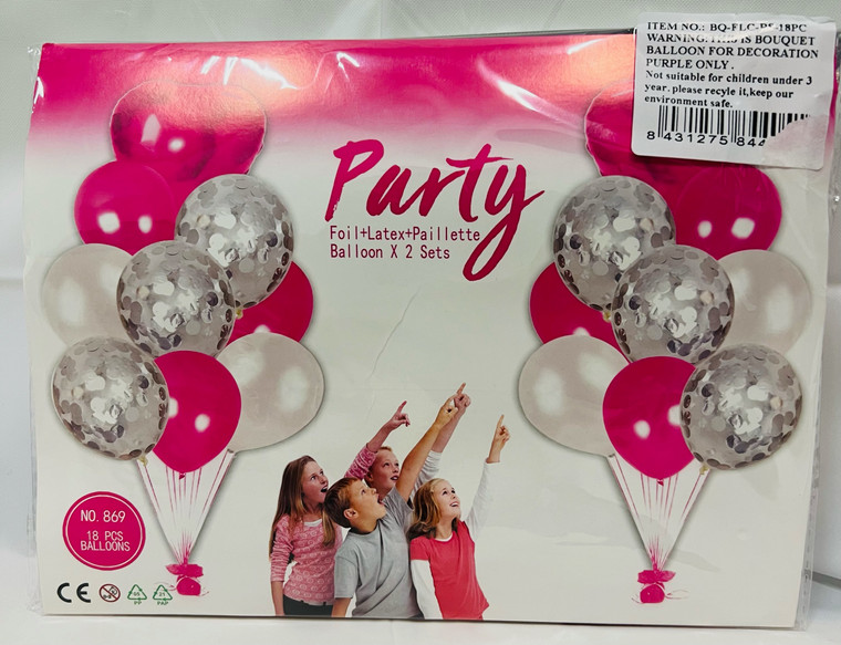 Pink Balloon sets 18pcs