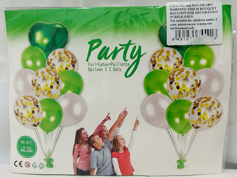 Green Balloon sets 18pcs