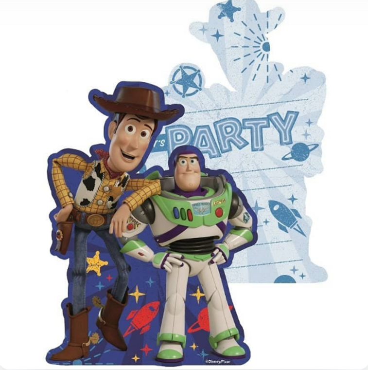 Toy Story Party Invitations 8pk