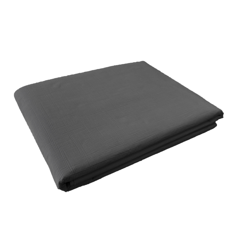 FS Paper Luxe Rect Tablecover 2.7m Black