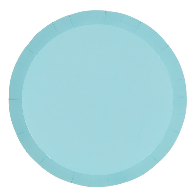 FS Paper Round Banquet Plate 10.5" Pastel Blue 20pk