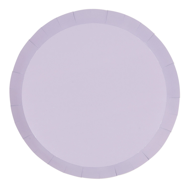 FS Paper Round Banquet Plate 10.5" Pastel Lilac 20pk