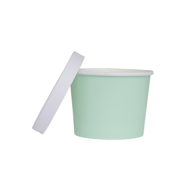 FS Paper Luxe Tub w/ Lid Mint Green 5pk