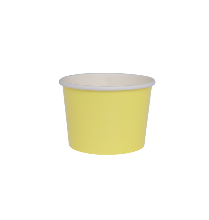 FS Paper Gelato Cup Pastel Yellow 10pk