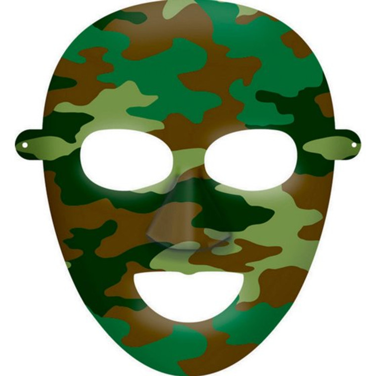 Camouflage Paper Masks
