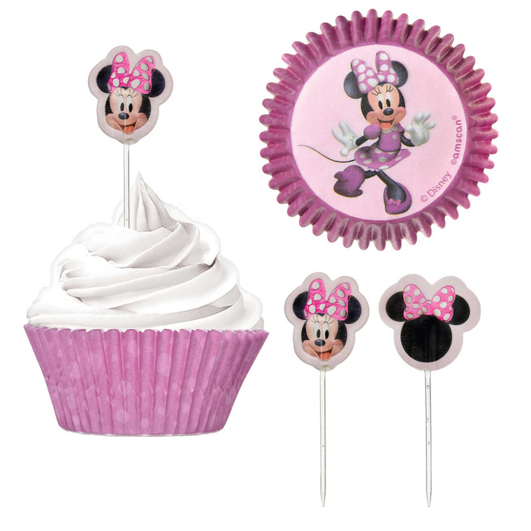 Minnie Mouse Forever Cupcake Cases & Picks Set