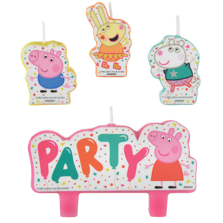 Peppa Pig Confetti Party Candle Set