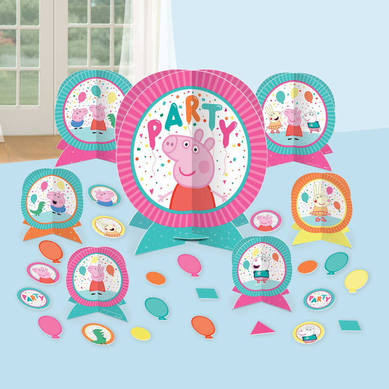 Peppa Pig Confetti Party Table Decorating Kit 3pk