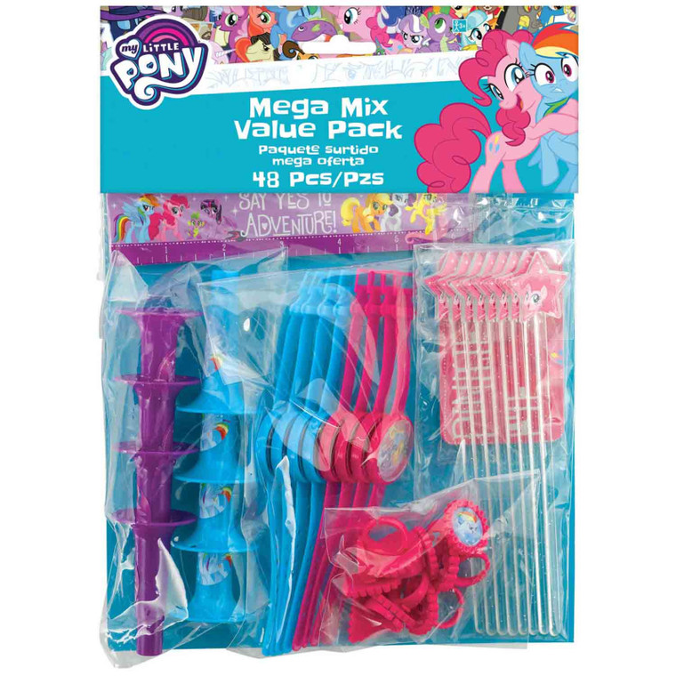 My Little Pony Friendship Adventures Mega Mix Favors Value Pack 48pc