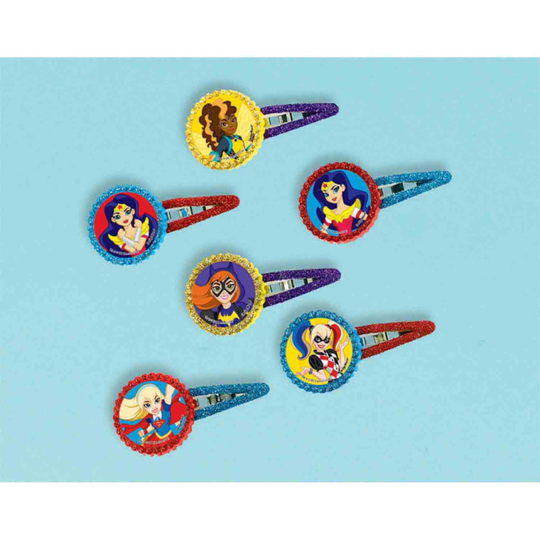 DC Superhero Girls Barrette Favor 12pk