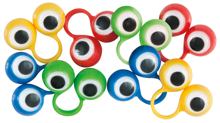 144 Googly Eyes Finger Puppets