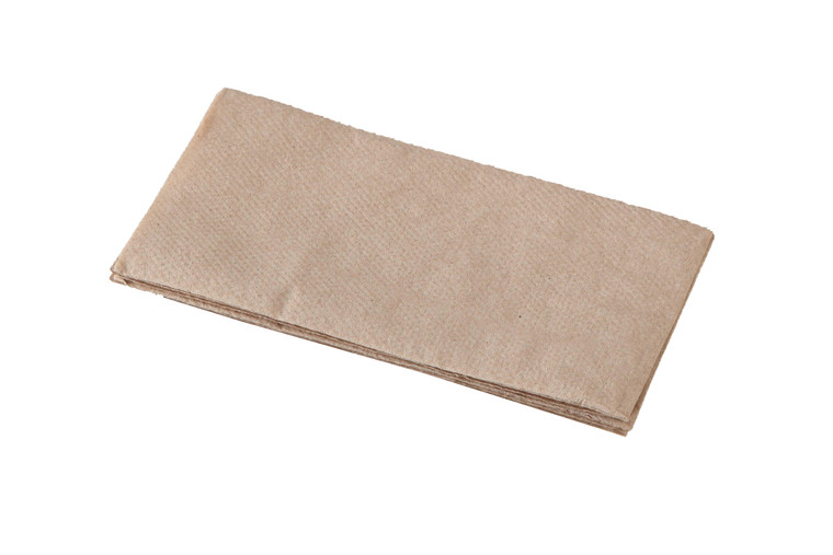 Culinaire Recycled Brown Kraft 1ply GT Fold 300mm x 300mm PK500
