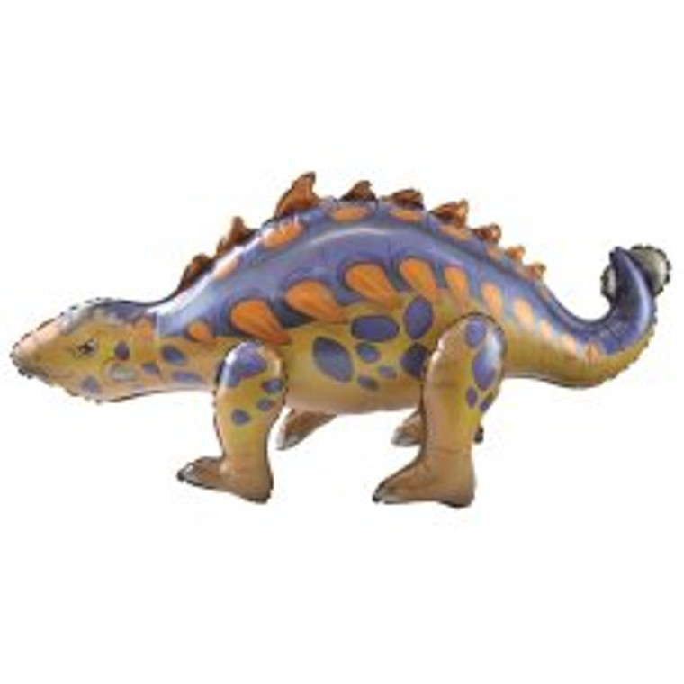 Standing Airz Ankylosaurus (45x100x37cm) Shape Air Fill Foil Balloon P1