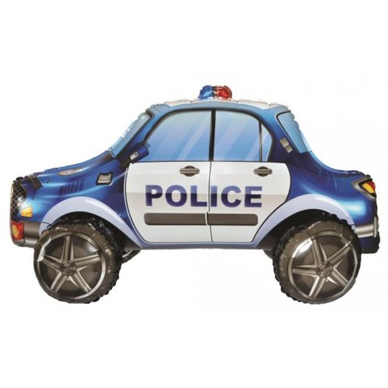 Standing Airz  Police Car (45x88x39cm) Shape Air Fill Foil Balloon P1
