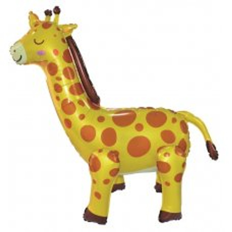 Standing Airz Giraffe (71x69x30cm) Shape  Air Fill Foil Balloon P1