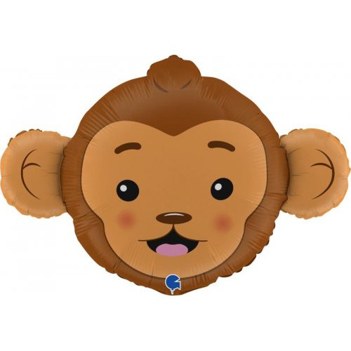 36inch Monkey Head Shape Foil Balloon  P1