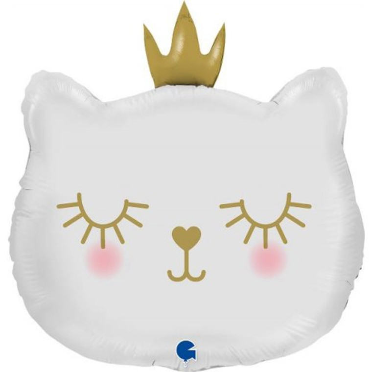 26inch Cat Princess White Shape Foil Balloon  P1