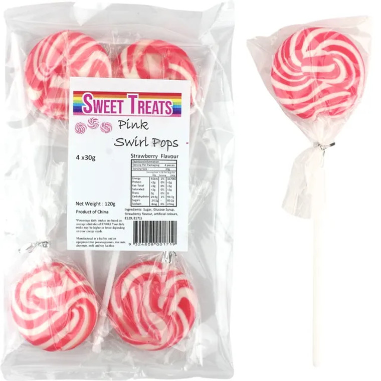 Pk4 Pink Swirl Pops