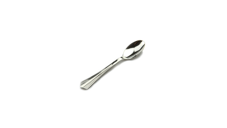 Stainless Steel Heavy Duty Reusable Spoon Silver Pk12