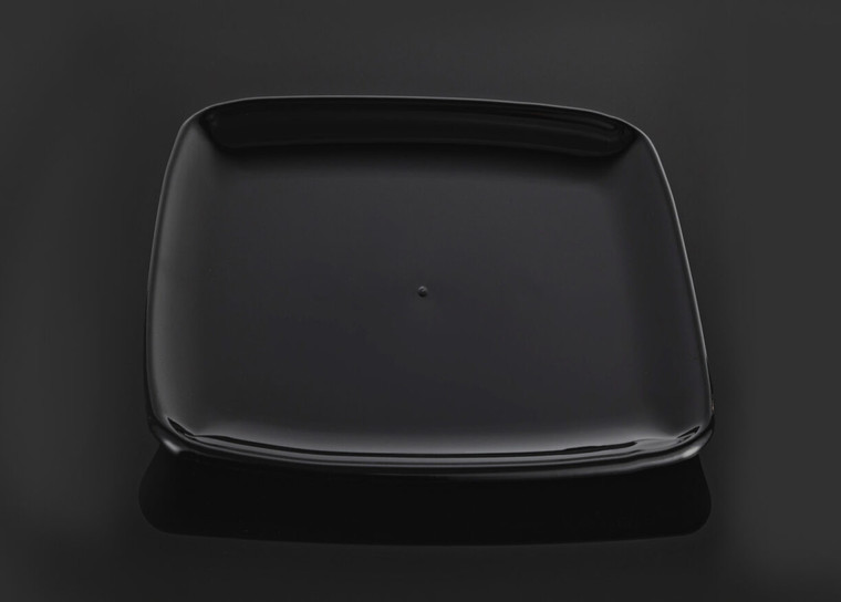 355mm Heavy Duty Square Platter Black