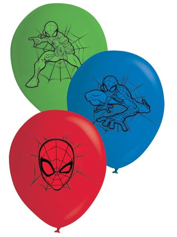 Spiderman Printed 30cm Latex Balloon