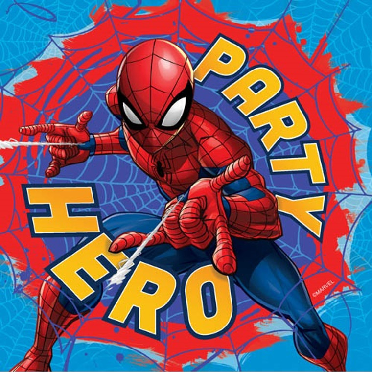 Spiderman Napkins Pack of 20