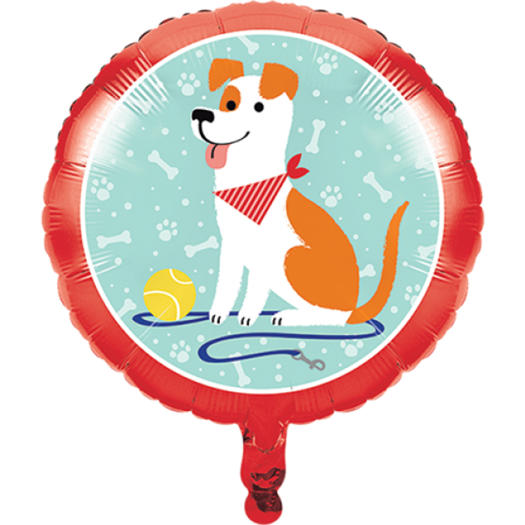 45cm Dog Party Foil Balloon