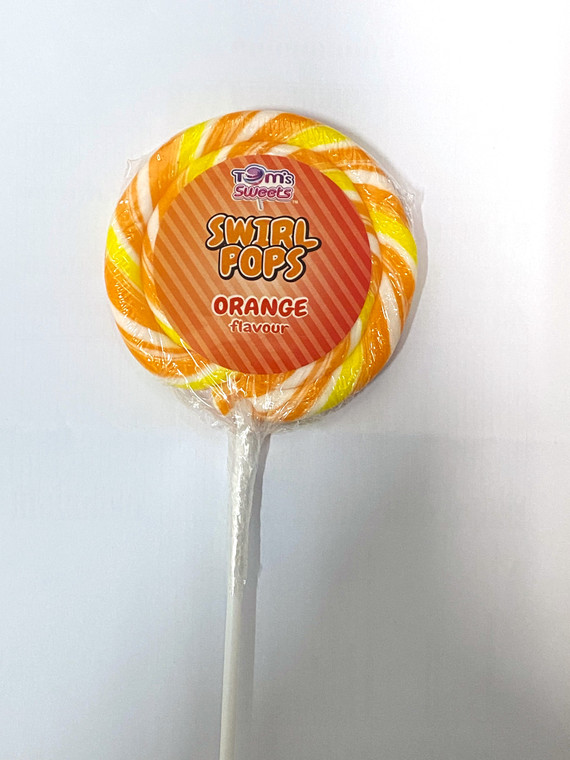 Orange Flavour Swirl Pop 80g