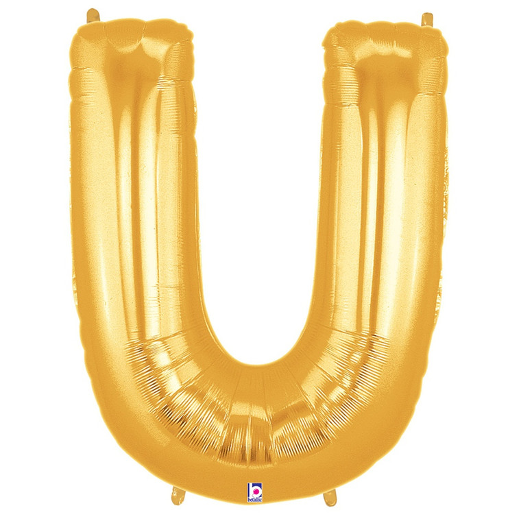 Megaloon U Gold Foil Balloon 40" 1pk