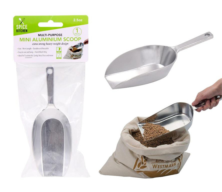 Mini Multi-Purpose Aluminium Scoop