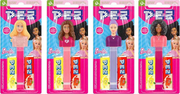 Pez Dispenser Barbie 17g - Assorted