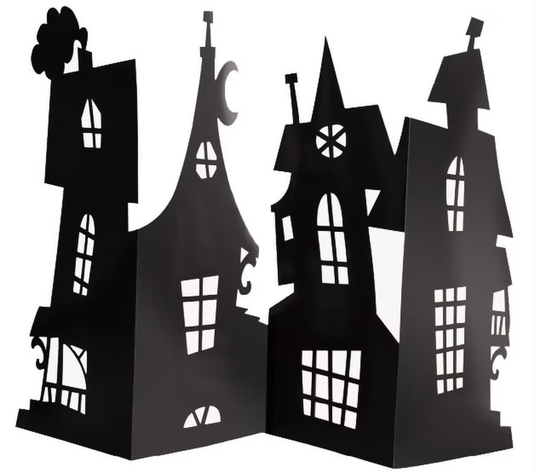 HAUNTED HOUSE 3D CENTREPIECE