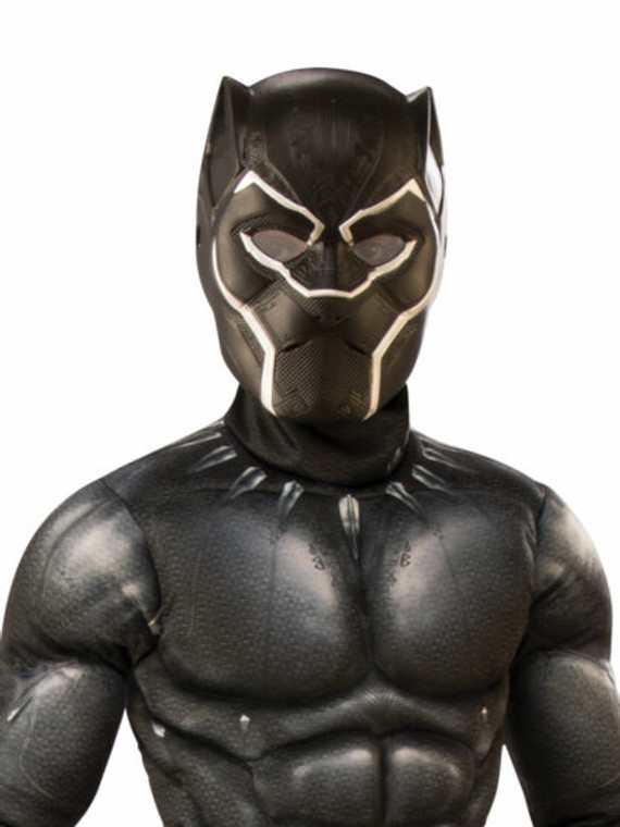 BLACK PANTHER DELUXE COSTUME - SIZE 3-5 YRS