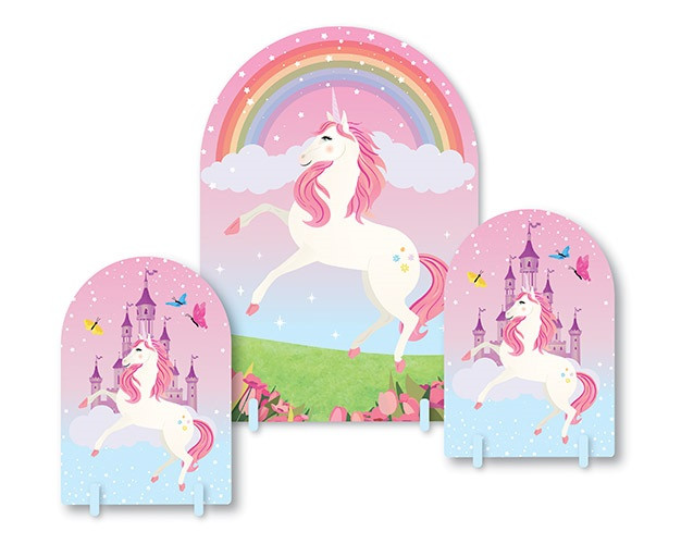 FSC MIX TABLE DEC 3PK UNICORN