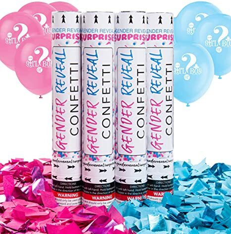 Gender Reveal Poppers Gender Reveal Poppers