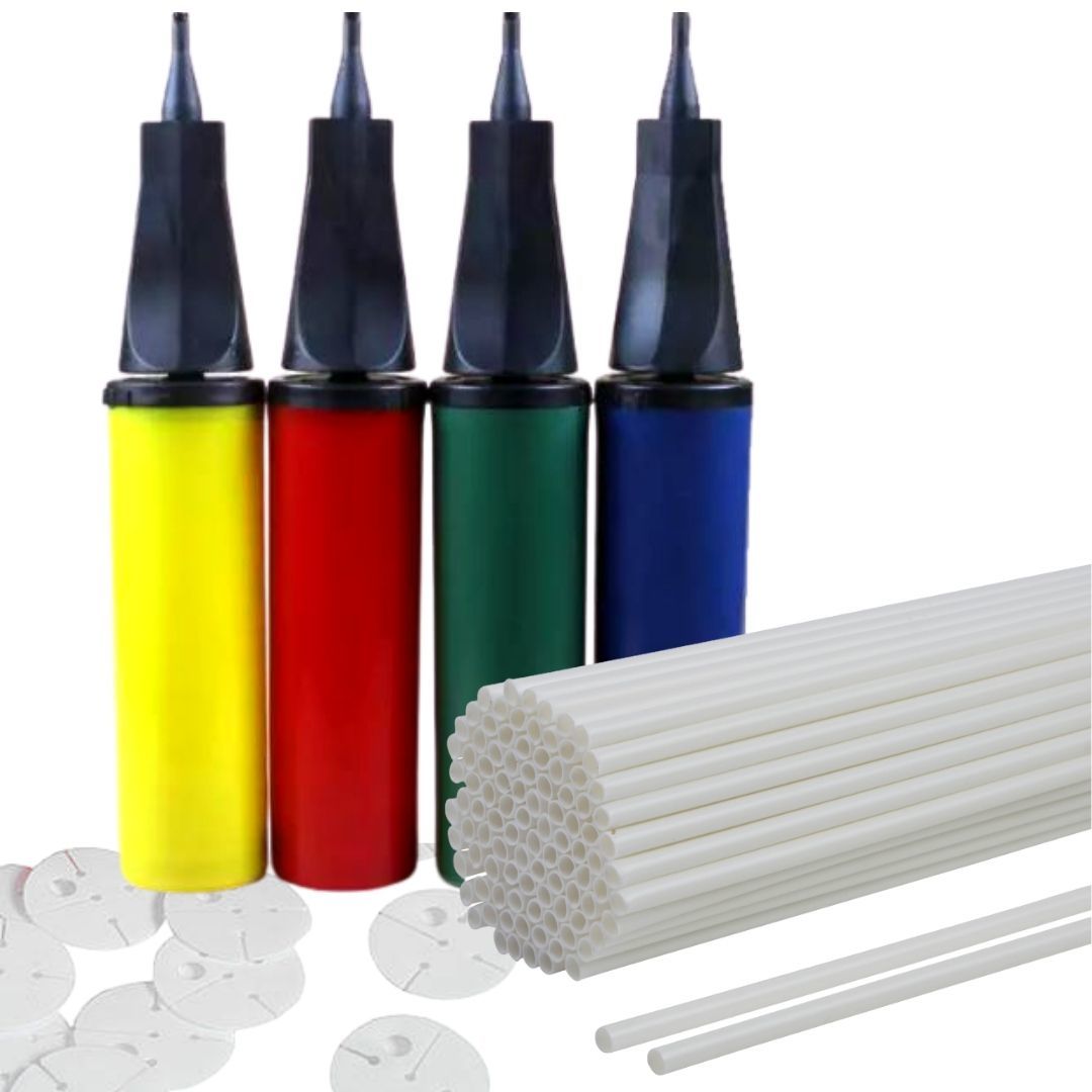Balloon Sticks, Clips & Pumps