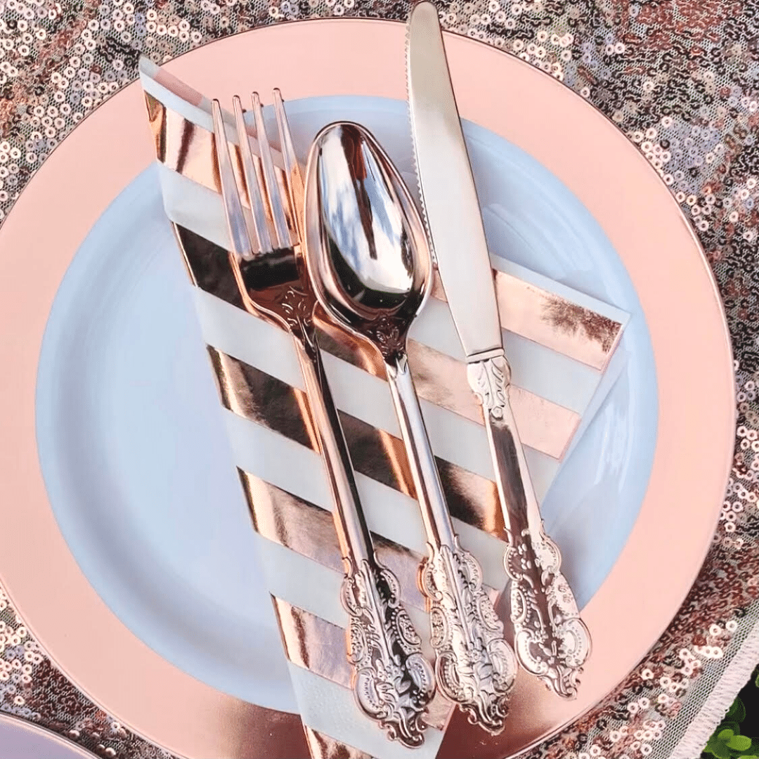 Rose Gold Party Supplies