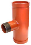 T-3 21/2x2   S40 GRxTHREADED TEE
