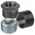 Merchant Steel Thrd Black Square Head Plug