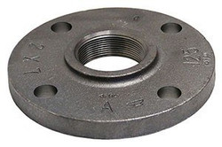 4X11 BLACK CAST IRON THREADED F& D REDUCER FLANGE
