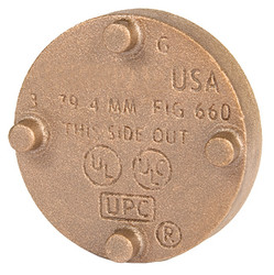 660 4 COPPER GROOVED CAP