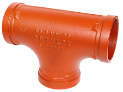7060 2 GALVANIZED GROOVED TEE