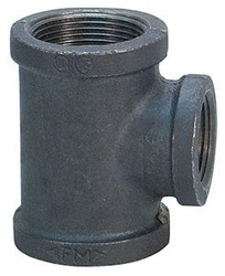 3/4X3/4X1/2    BLACK MALLEABLE IRON TEE