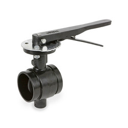 3 300 GROOVED BUTTERFLY VALVE LEVER NBR