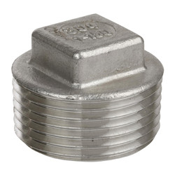 1 150 304 THREADED SQUARE PLUG HEAVY