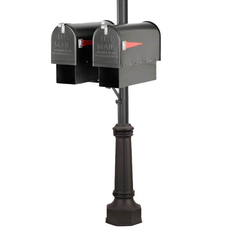 Dual Box, Smooth Post | American Gas Lamp Works