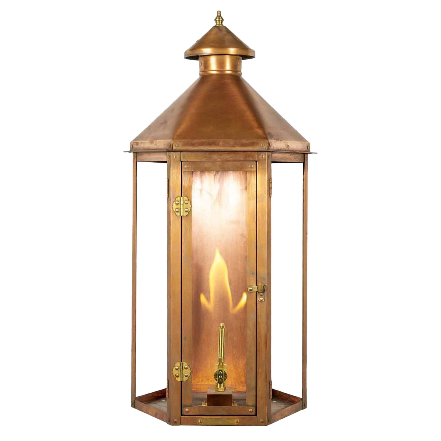 ★ kozara12 neru design works Lantern CSL The Neptune Copper Lantern - Residential Size | American Gas Lamp