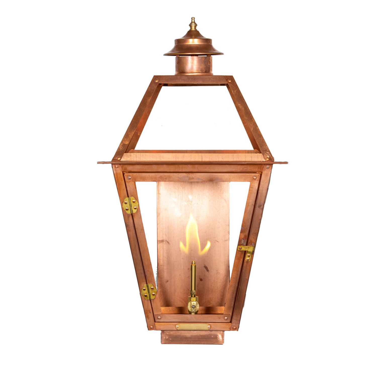 The Atlas Copper Lantern - Midsize | American Gas Lamp Works