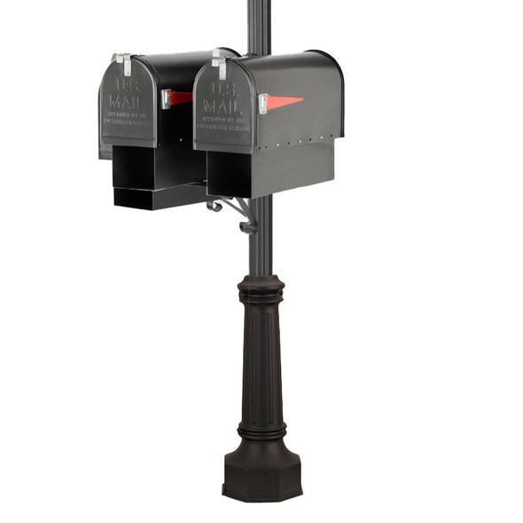 新品SECOND LAB ボックス4個セットNYC MAIL BOX Dual Box, Smooth Post | American Gas Lamp Works