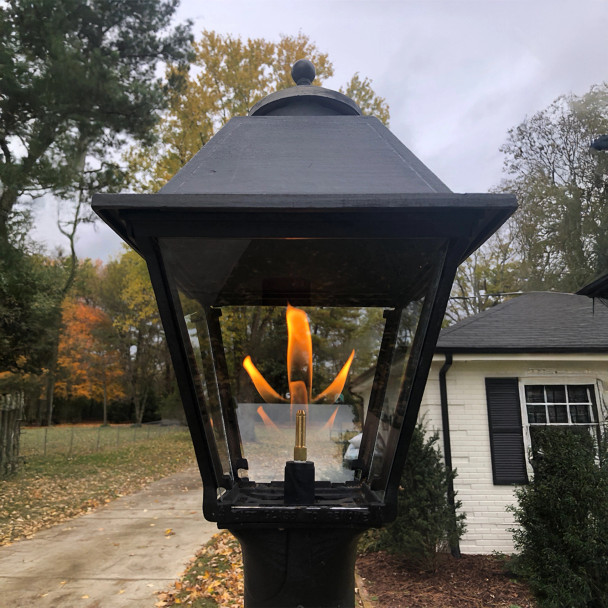 The Westmoreland - Ready to Ship Natural Gas Post Mounted Lamp